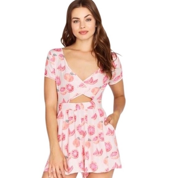NWT Wildfox - Grapefruit Romper - Picture 1 of 1